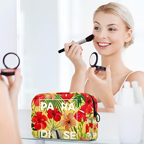 Tbouobt kozmetička torba za žene, torbe za šminke Sobidna toaletna torbica Turistički poklon, Havaii cvjetna