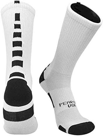 Pearsox Bolt košarkaški Fudbal odbojkaška ekipa čarape-bijela, crna