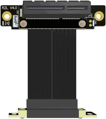 JMT PCIE 4x do 4x rezervat Kabel Gen4 PCI-Express 4.0 X4 produžni kabel 90/180 stepeni GPU Riser Vertical Mount za USB adapter mrežne kaznene kartice Bitcoin rudar