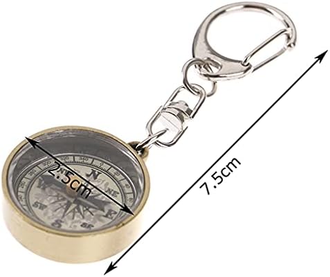 JYDBRT mini preživljavajući kompas cink legura kampis Kompas na otvorenom Pješački džepni kompas Navigator