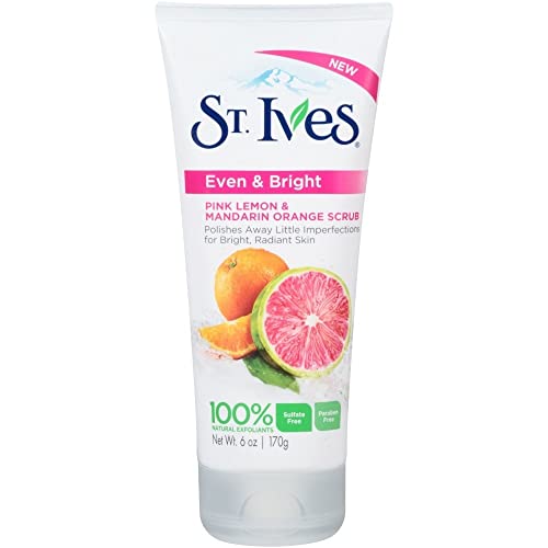 St. Ives čak & Bright piling za lice Pink Lemon i mandarina 6 oz