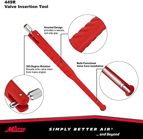 Milton® 449R Ventil za gume Mation i ventil za ugradnju ventila za uklanjanje ventila za ventil za gume,