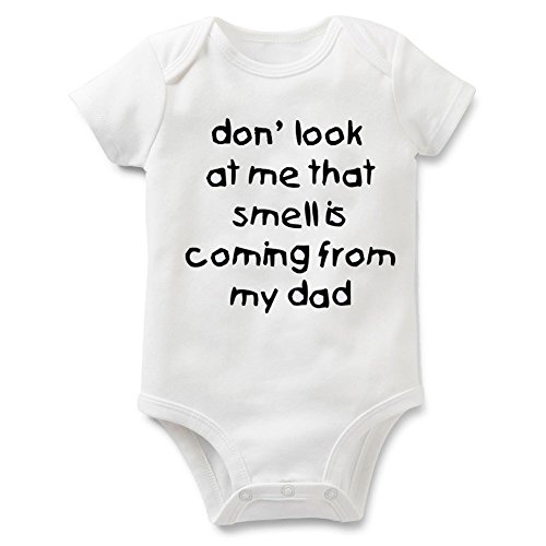 Rocksir Funny Slogan Super Soft Cotton Comfy Baby kratki rukav Bodysuit
