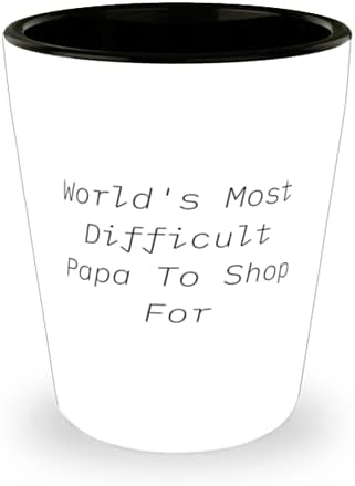 Korisni Papa, najteže Papa na svijetu za kupovinu, savršen Dan očeva Shot Glass za oca