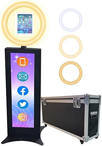 Diosta prijenosni iPad foto-štand Selfie Machine Metal Shell Photobooth sa RGB LED prstenom, besplatnom