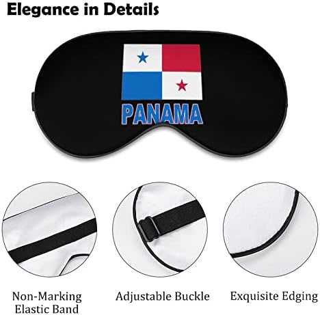 Ponos Paname - Panamska zastava za spavanje Maska za oči Slatka slepogstruka očiju pokriva sjenilo za žene za muškarce Pokloni