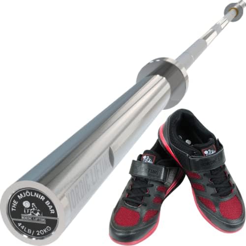 Olimpijski powerlifting Barbell Mjolnir snop sa cipelama Venja veličine 10.5 - crna crvena