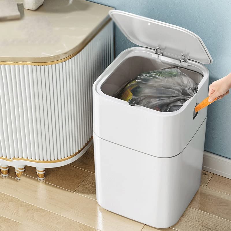 Genigw vodootporna kamena za smeće za kuhinju Automatsko pakiranje smeće može veliki poklopac toalet kupaonica