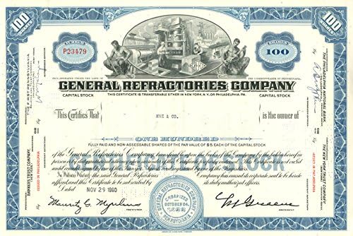 General Refractors Co. - Certifikat Zaliha