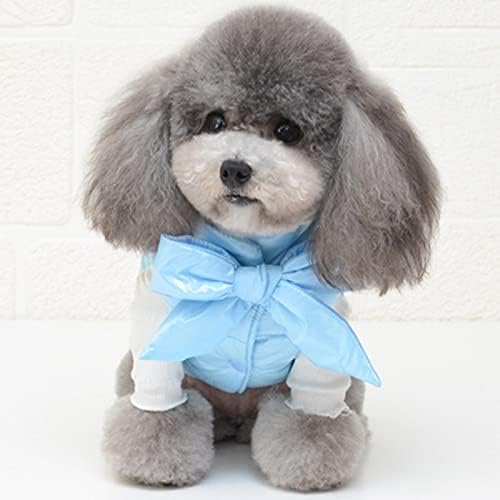 MJWDP odjeću za kućne ljubimce prsluk za pse dolje jakna zimska pseća odjeća Bowknot Pet Outfit Mač Puppy
