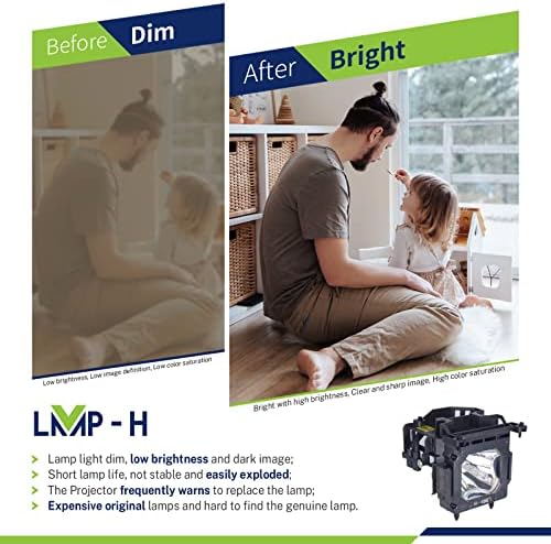 LMP-H LMP-H210 Svjetiljka projektora sa kućištem za Sony VPL-HW45EW VPL-HW45ES VPL-HW65ES