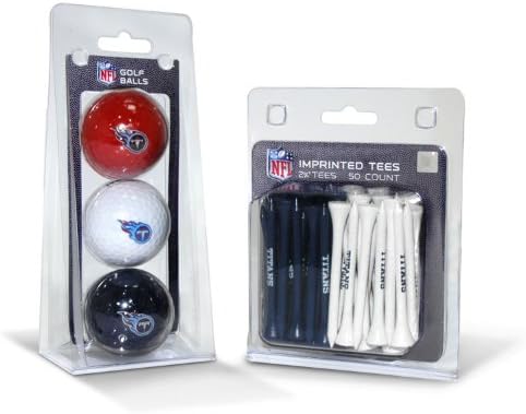 Team Golf NFL Logo utisnut golf loptice & 2-3/4 regulacija Golf Tees, Multi boji