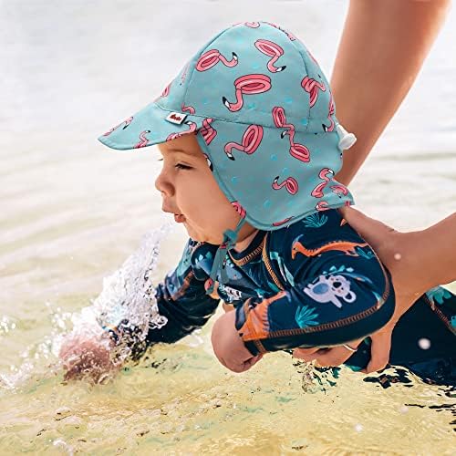 Baby Sun šešir UPF 50+ Uv Ray zaštita od sunca ljetna plivačka kapa za dojenčad sa kapkom za malu djecu