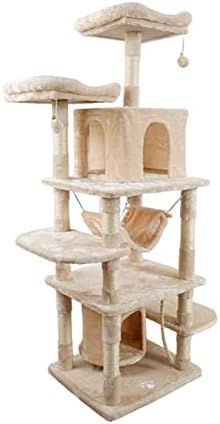 ＫＬＫＣＭＳ višeslojno mačje drvo, sa loptom stabilan penjački okvir Tower Cats igračke za skakanje aktivnosti