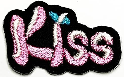 Kleenplus Mini Kiss Sew Iron on Patch vezena aplikacija zanat ručno rađena odjeća haljina biljni šešir Jean