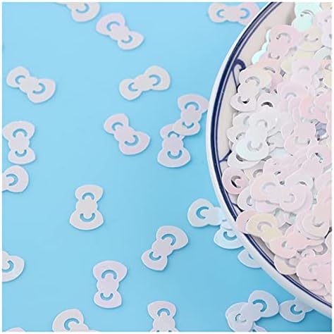 SHUKELE LIANGP921 10G 11mm luk-čvor labave šljokice PVC Paillettes Sequin Craft Glitter Confetti Nail Art