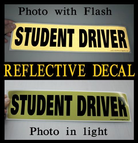Studentski vozač Oduzetljiv se reflektira lako uklonjiva i za višekratnu upotrebu