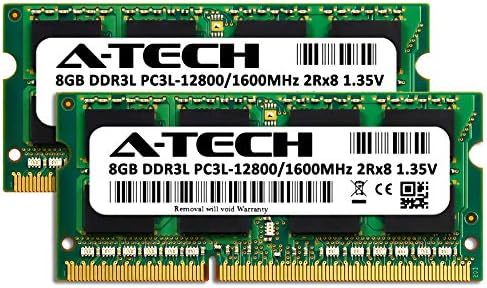 A-Tech 16GB RAM za ASUS N76VZ | DDR3 1600MHz PC3-12800 Non ECC SO-DIMM 2RX8 1.5V - Komplet za nadogradnju