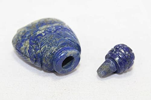Rajasthan Gems Ručno rađena bočica parfema Natural Blue Lapis Lazuli Kameni ručni regradnja LP18