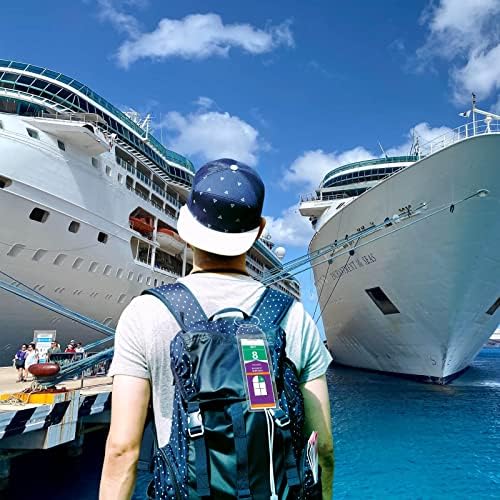 Krstarenje prtljaga oznake za Carnilval, NCL, princeza & Royal Caribbean, osoba u 2023-2024, Cruise Accessories