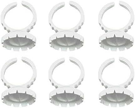 Npkgvia Fanning Cups za jednokratnu upotrebu prstena za kapke 100pcs zalijepi za jednokratnu upotrebu za