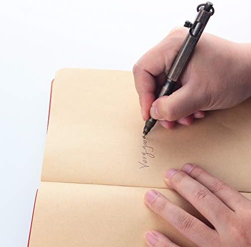 SmootherPro čvrsti mesingani vijak za rad u obliku olovke za džepni poslovni EDC potpis BRONZE