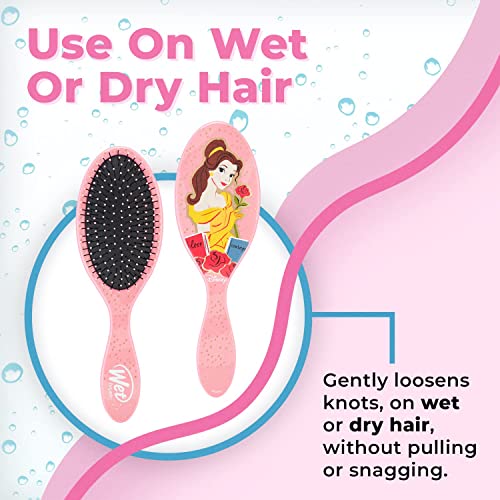 Wet Brush Princess Belle, Ultimate for Men, Women, Boys & amp; Girls Kids All type Hair Brush-ograničeno