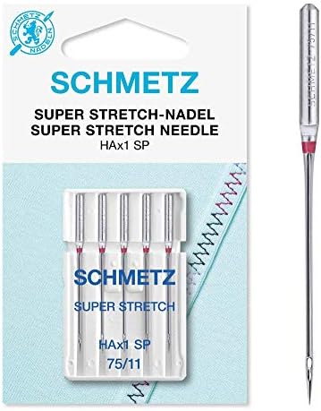 Schmetz Hax1sp 15x1SP Specijalne super istezanje Serger igle - 5 pakovanja