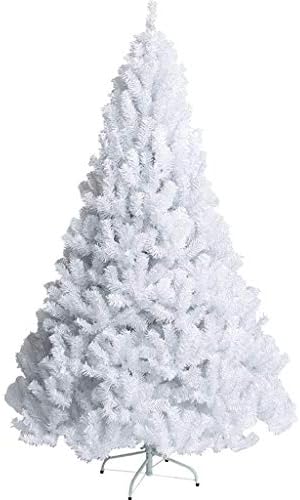 PDGJG bijelo božićno drvce, umjetno božinsko drvo borovo drvo sa metalnim nogama savršenim za unutarnji