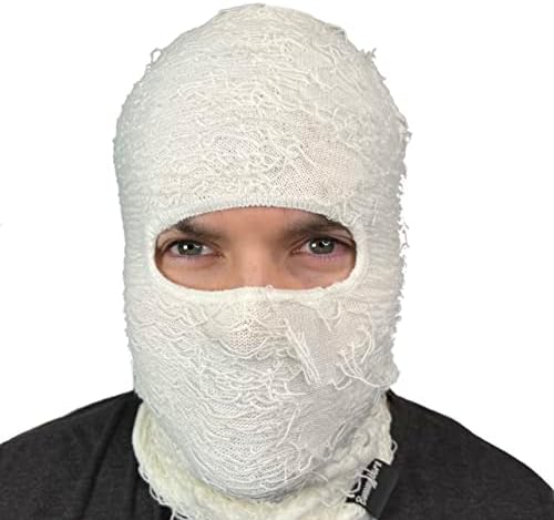 Fuzzy Shiesty Balaclava uznemirena pletena skijaška maska za cijelo lice zimski Vjetrootporni grijač za