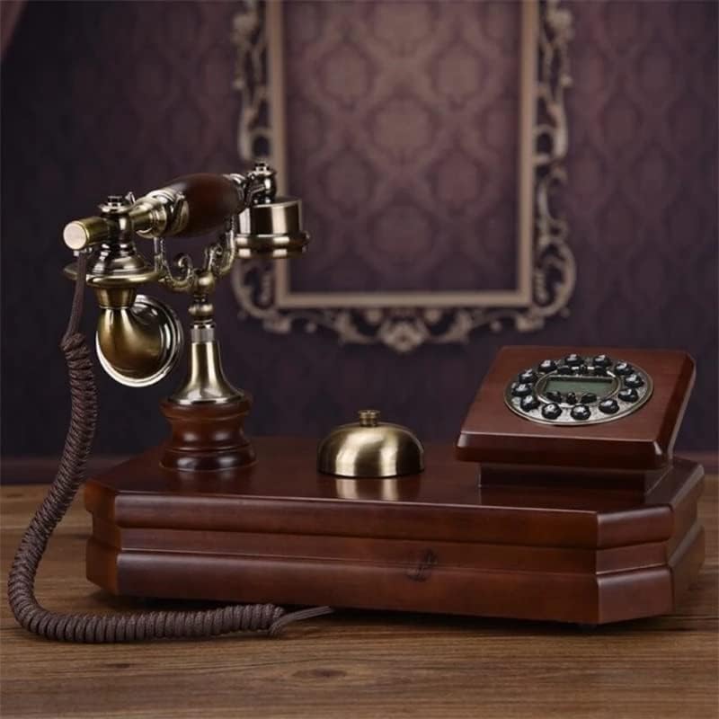 MMLLZEL Antikni fiksni telefon Old-Faided Mechalic Bell Pastoral Retro Početna Kancelarija ZEMLJINI TELEFON