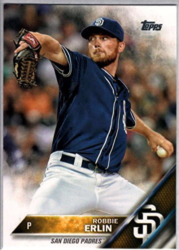 TOPPS serija 2 Baseball 473 Robbie Erlin San Diego Padres Official MLB trgovačka kartica
