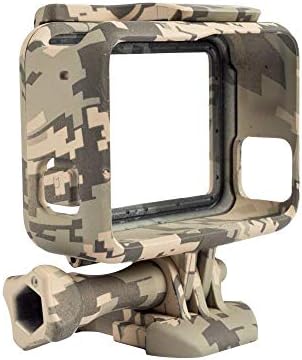 Williamcr Camuflage Sivi zaštitni nosač nosača nosača za montiranje za GoPro 7/6/5 crno-bočno poklopac s
