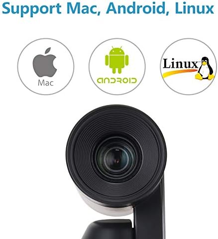 LEVEK PTZ kamera USB 2.0 3x optički zum 1080p HD 2D & 3D smanjenje buke PTZ live streaming kamera za konferencijsku