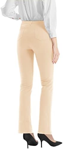 Zeronic ženske haljine hlače kantale veće raste radne radne bare Poslovne ležerne ravne noge joga bootcut