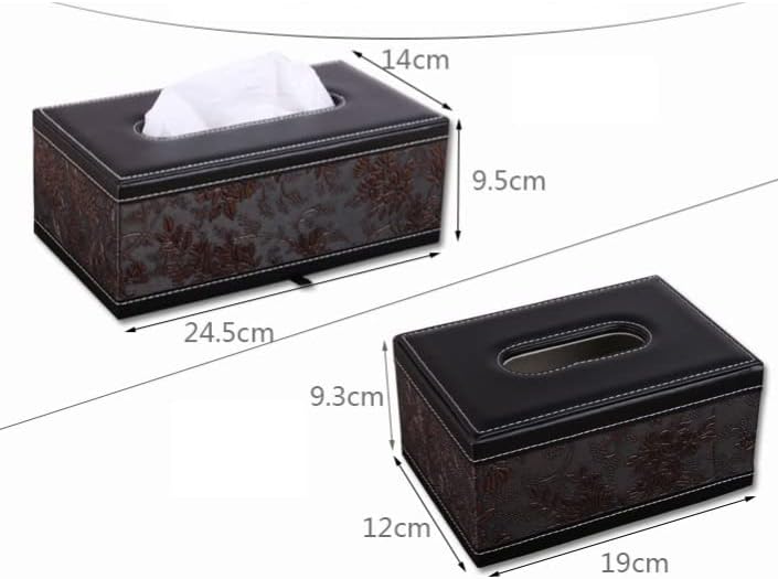 DINGZZ Gold Pattern Tissue box fioka kutija kožna kutija za čuvanje tkiva dnevna soba kućanski Auto fioka