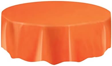 Jedinstveni okrugli plastični poklopac stola, 84 , narandžasta
