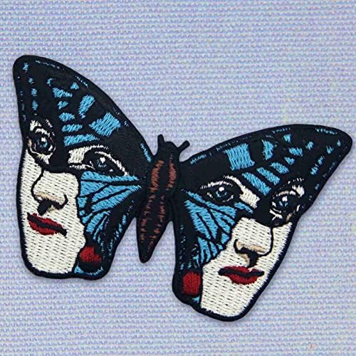 Žene leptir za patch savezane aplikacije za šištanje na šini grb