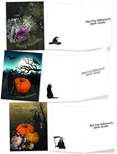 Najbolja kompanija za kartice-20 Happy Halloween kartica u kutiji - sablasni asortiman Notecard-jezivi Pozdrav