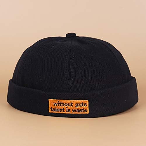 4ufit Unisex stilski vezena kapa bez oboda valjana manžetna kapa kapa kapa kapa kapa kapa