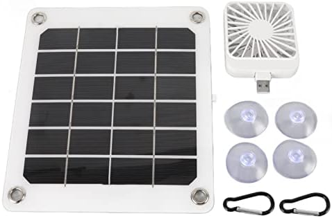 20W 5V solarni panel RV ventilator USB 10W punjenje automobila Mobilni telefon Monokristal sa ventilacijom
