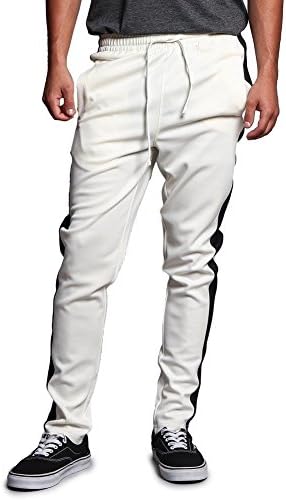 Muška premium 4-smjerna ekstra rastezljiva gležnja Zip kontrastne vanjske stražne pantalone s tamnim zapisnici