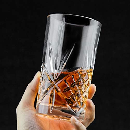 Encheng Whisky naočare Set,liker alkoholna pića naočare Snifters Round Clear piće Glass,Rock čaše,staromodni