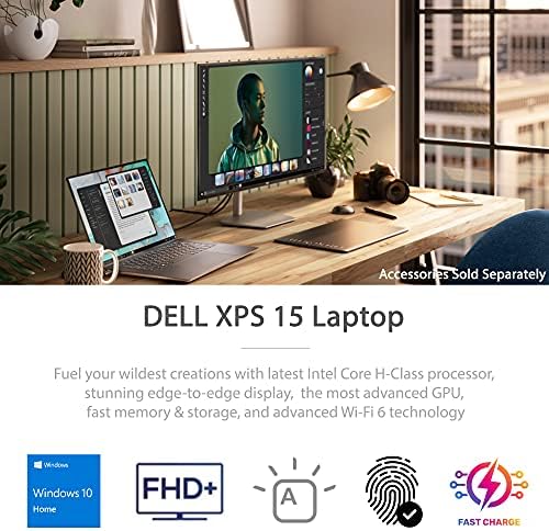 2021 najnoviji Dell XPS 15 9510 Laptop, 15.6 FHD+ 500 Nita ekran, Intel i9-11900h, RTX 3050TI, 64GB RAM-a, 2TB SSD, IC Web kamera, Tastatura sa pozadinskim osvetljenjem, čitač otiska prsta, WiFi 6, Thunderbolt 4, osvojite 10 Home
