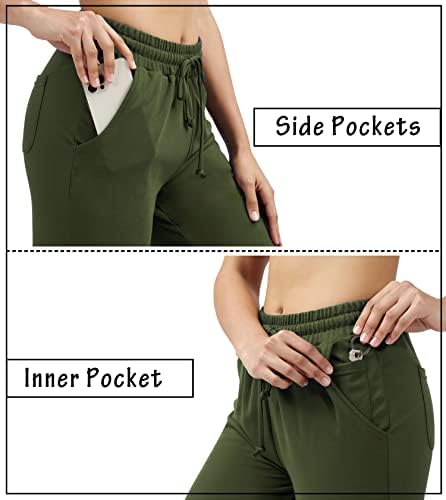 Heathyoga ženske joge hlače bootcut joga hlače sa džepovima za žene bootleg visoki struk joga hlače vježbanje