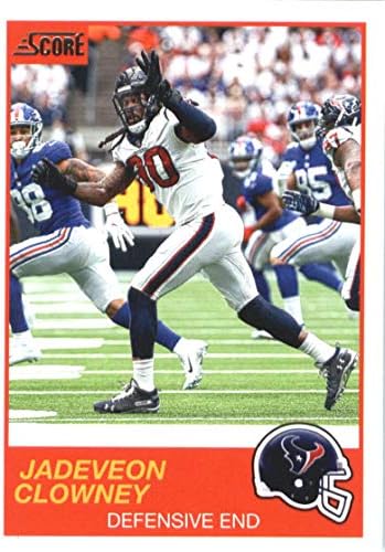 2019 Ocjena Fudbal 49 Jadeveon Clownery Houston Texans Službena NFL trgovačka kartica koju je napravio