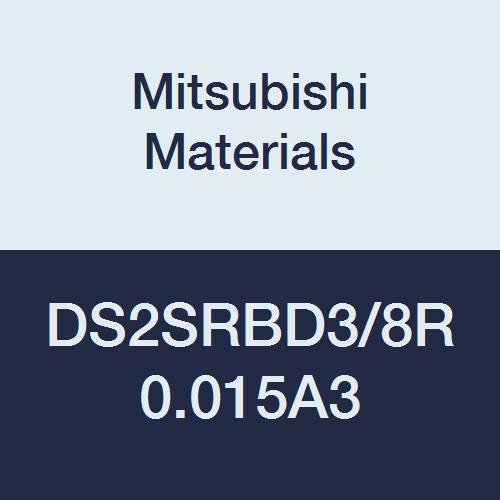 Mitsubishi materijali DS2SRBD3 / 8R0.015A3 DS2SRB.Serija Carbide Diamond Star End Mill, 2 Kratke Flaute, Grubo, Kuglasti Nos, Oblik Radijusa, 0.3750 Prečnik Rezanja, 0.015 Ugaoni Radijus, 3.000 L