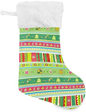 Pimilagu Slatke božićne božićne čarape 1 paket 17.7 , viseći čarape za božićnu ukrasu