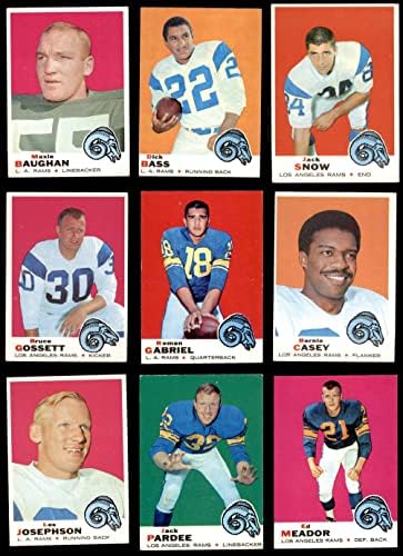 1969 TOPPS Los Angeles Rams Team Set Los Angeles Rams VG / Ex Rams