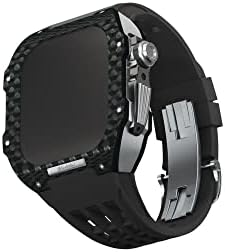 Neyens Carbon Fiber Walder Series za Apple Watch 8/7/6/5/4 / SE serija za iWatch 44/45 mm, luksuzni bend satova, satovi za nadogradnju i zamjenski komplet za nadogradnju i zamjenu